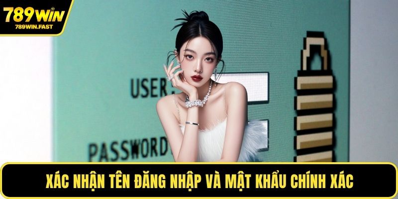 Đăng Nhập 789WIN - Mở Khóa Ưu Đãi Và Trò Chơi Hấp Dẫn 3 Xác nhận tên đăng nhập và mật khẩu chính xác